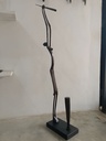 Sculpture Femme Pileuse en Bois Ébène : Art Africain